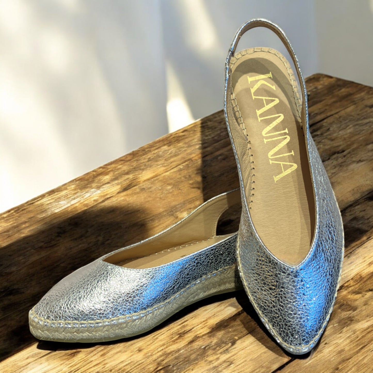 Metallic Sandals
