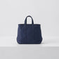 J.B. ATTIRE NEW YORK BAG MINI ネイビー 正面 グレー背景