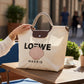 LES VACANCES À PARIS: THE SHELL EMBROIDERY TOTE