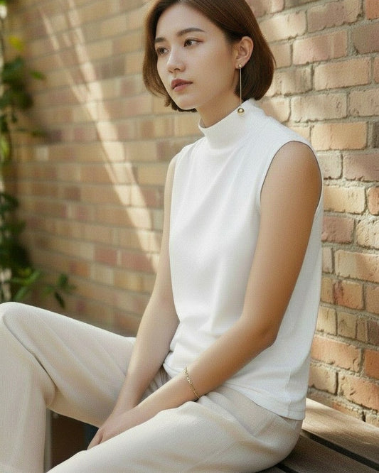 THE ESSENTIAL PURITY: HIGH-NECK MINIMALISM