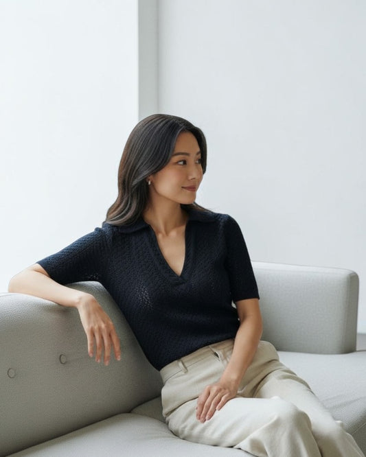 WHISPER OF THE OCEAN BREEZE: THE LACE KNIT