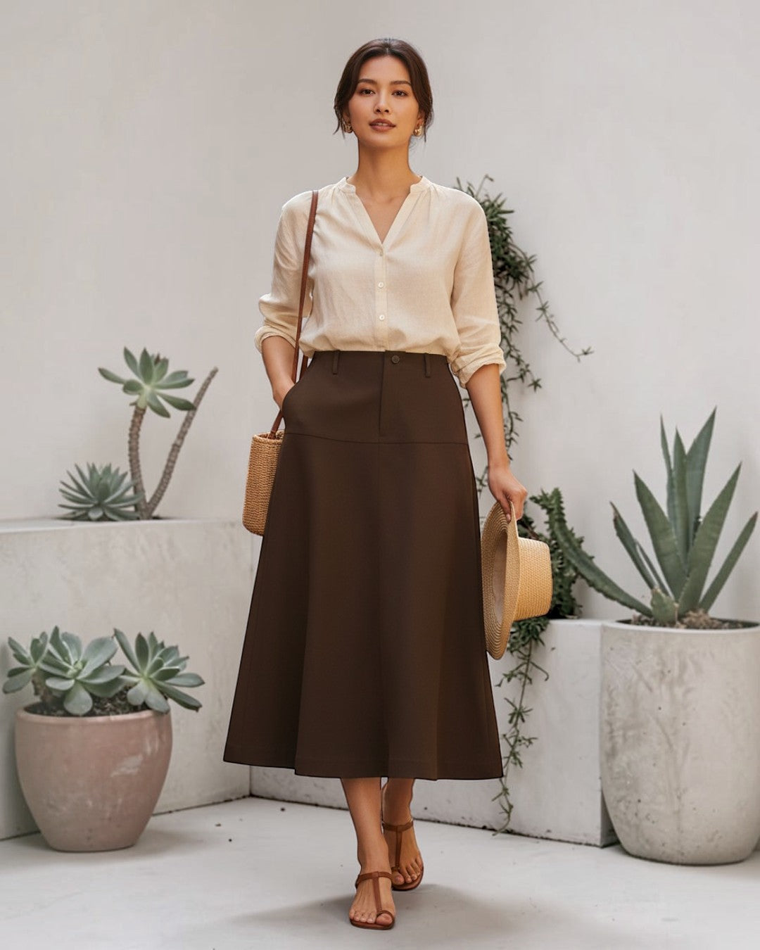 EARTHY SOPHISTICATION: THE ARCHITECTURAL A-LINE