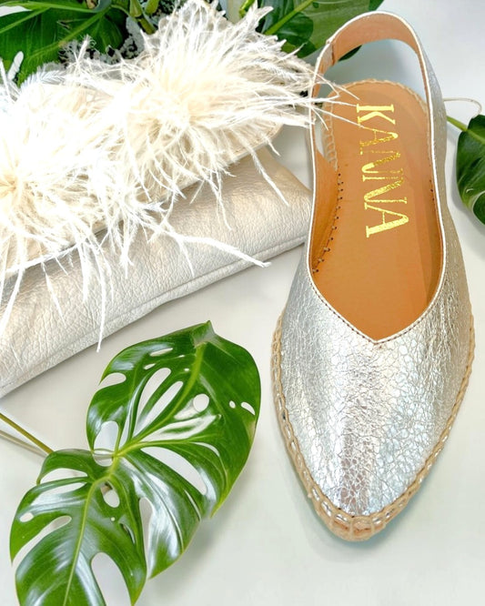 Metallic Sandals