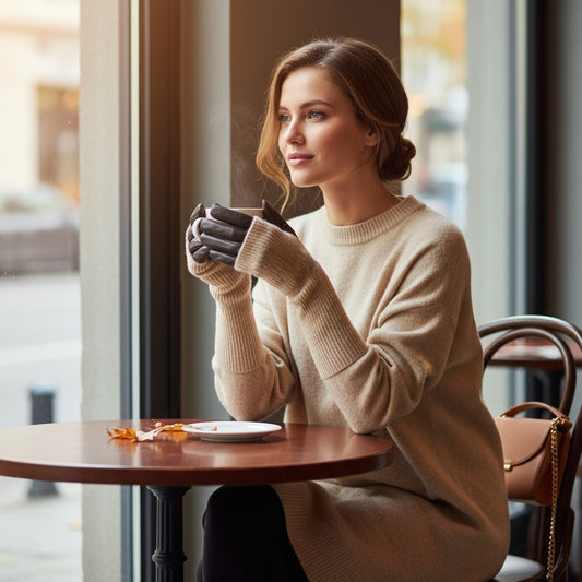 The Elegant Multi-Tasker: FAVEUR ラムレザー 3WAY グローブ