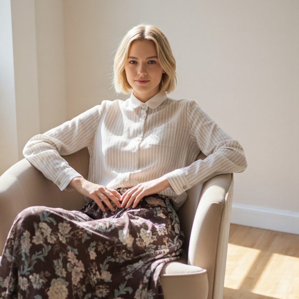 The Azure Stripe Serenade: Poetic Craftsmanship &amp; Intimacy