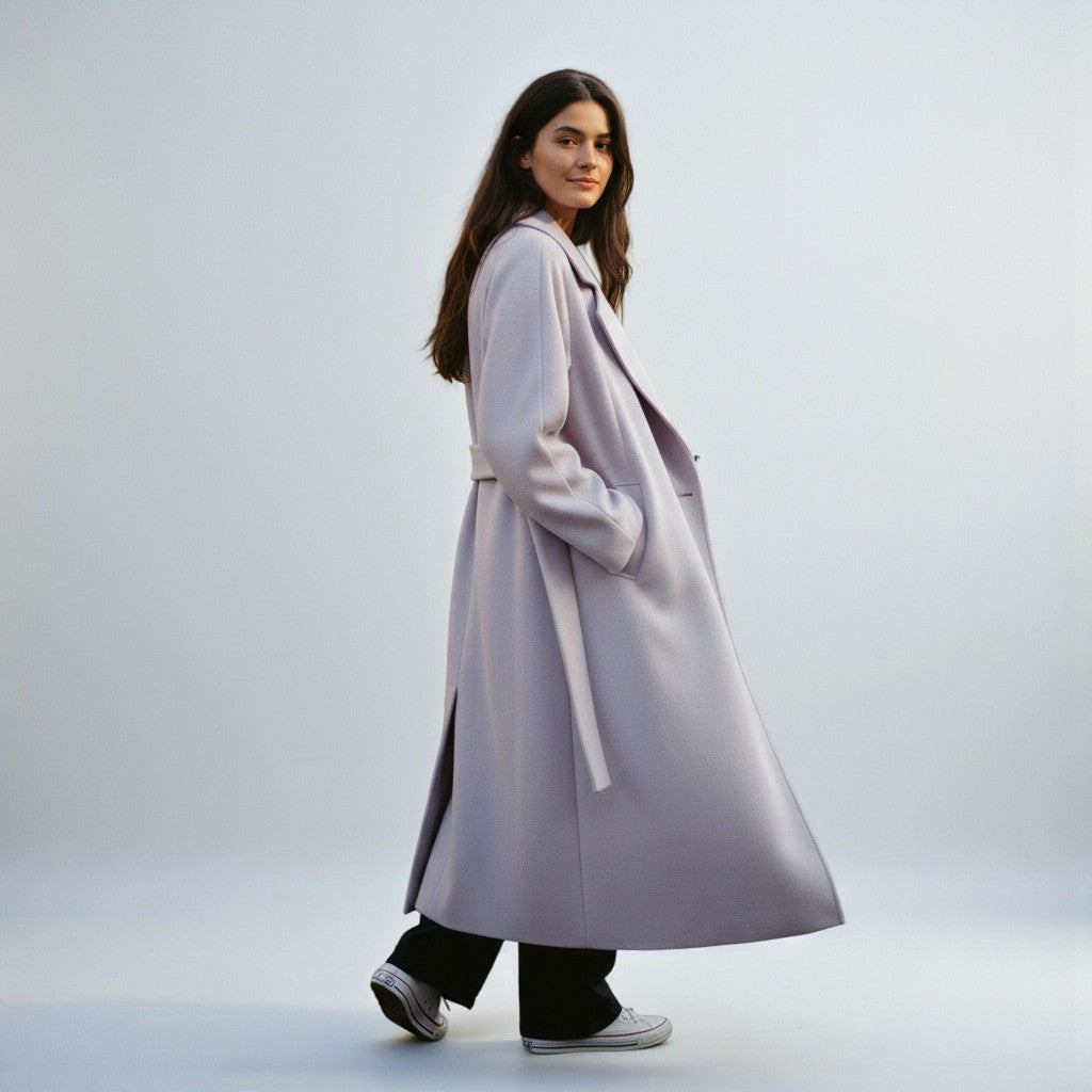 The Misty Lavender Coat
