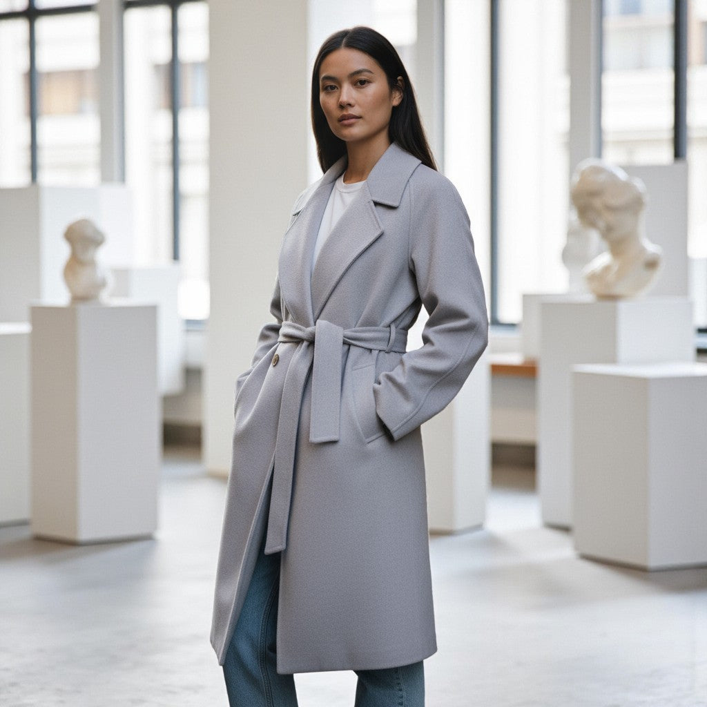 The Misty Lavender Coat