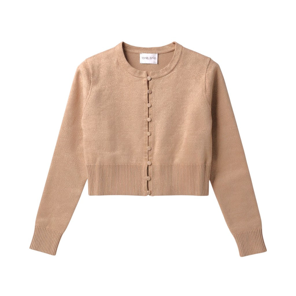 The Pastel Harmony: Compact Wool Cardigan