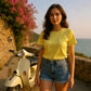 Lemon Zest Cotton Tee