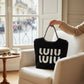 The Cozy Paris Daily: Teddy Embroidered Tote Bag