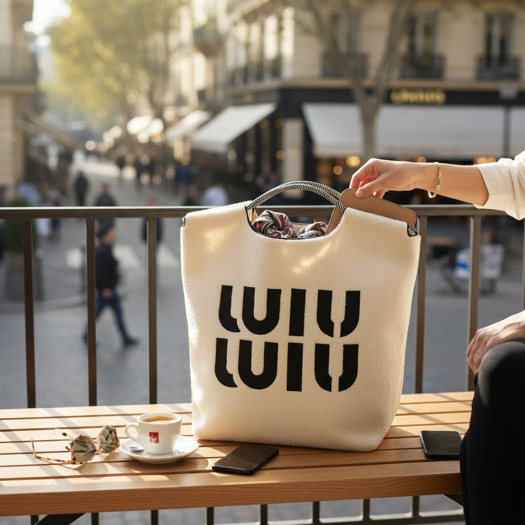 The Cozy Paris Daily: Teddy Embroidered Tote Bag