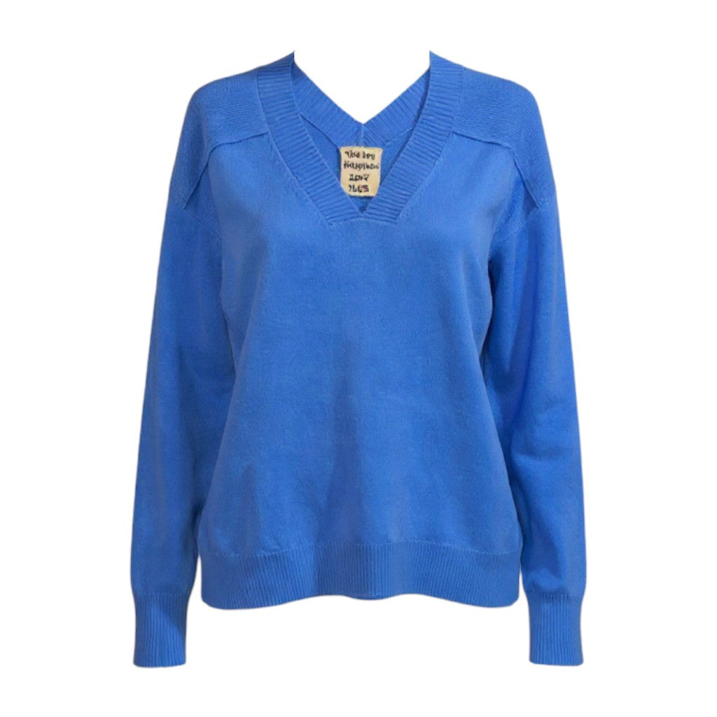 Double V Serenity: Pure Cashmere Reversible Sweater