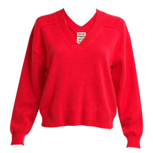 Double V Serenity: Pure Cashmere Reversible Sweater