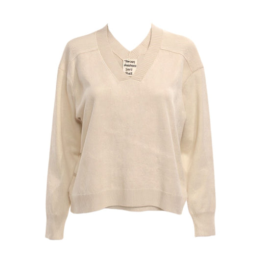 Double V Serenity: Pure Cashmere Reversible Sweater