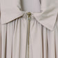 GRACEFUL SILHOUETTE & AIRY ELEGANCE: ZIP-UP BLOUSE JACKET