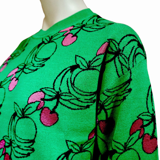 Fruit Print Sweater